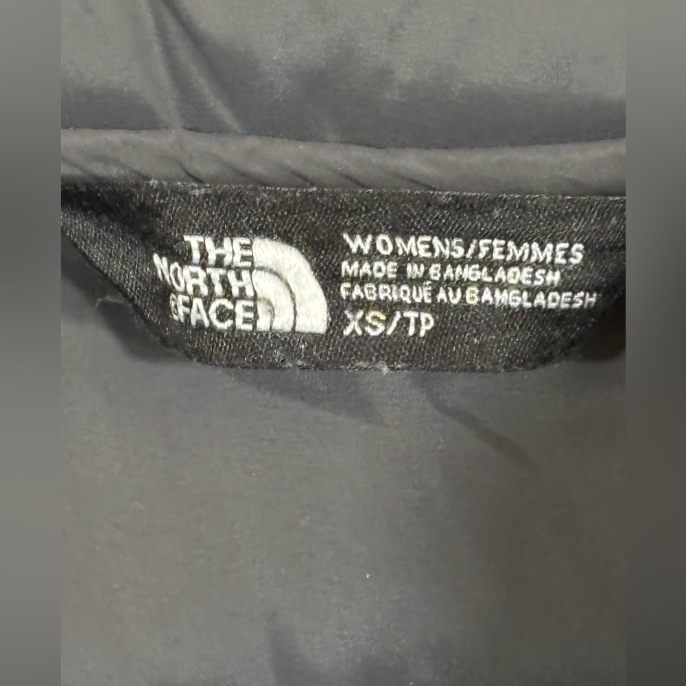 The North Face 550 Down Jacket Women’s XS Gray Lightweight Puffer Coat Warm - Picture 4 of 11